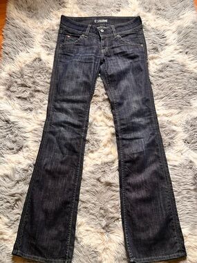 Hudson low-rise flare cut jeans